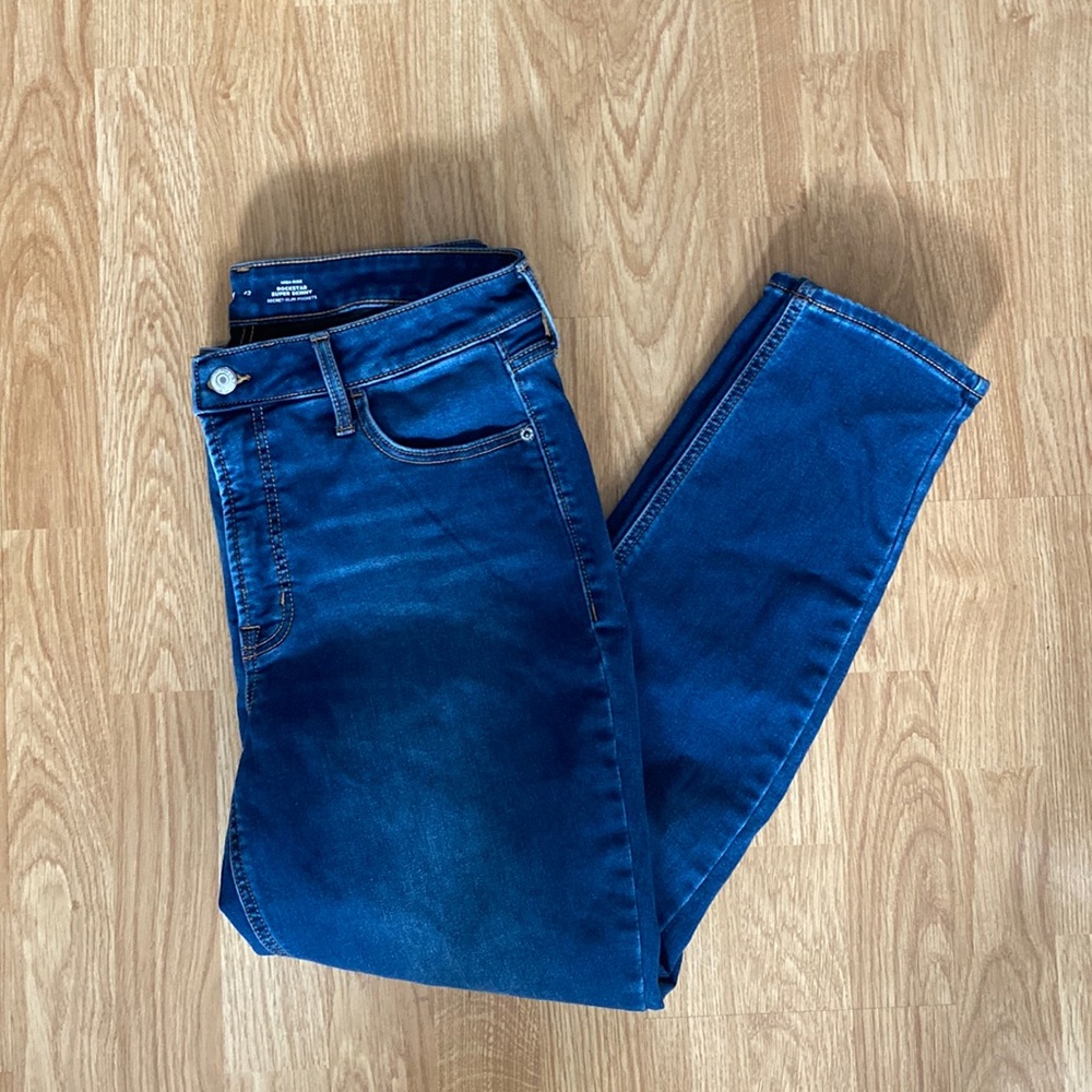 Old Navy High Rise Rockstar Super Skinny Built in Warm Size 12